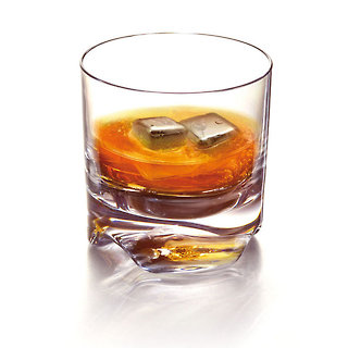 Stalowe kostki do schładzania whisky/ 4 szt/ etui/ Ice Rocks/ Vin Bouquet