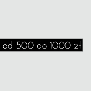 500 - 1000 zł