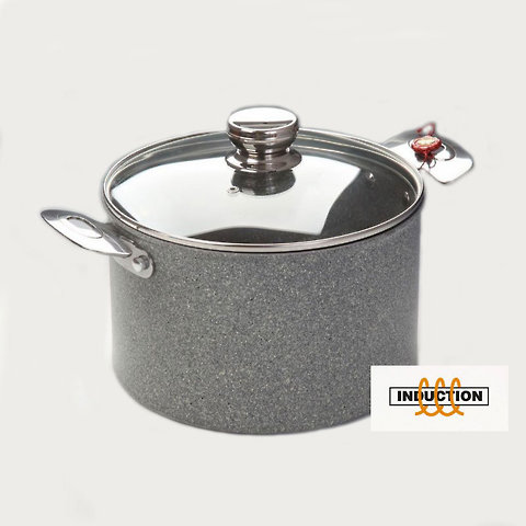 Garnek granitowy, indukcyjny, 24 cm, Ballarini PORTOFINO
