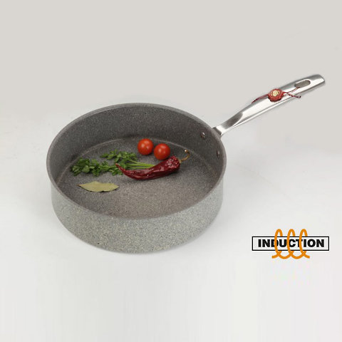 Głęboka, indukcyjna patelnia granitowa, 28 cm, Ballarini PORTOFINO