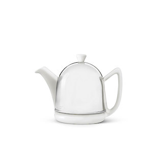 Dzbanek/ zaparzacz do herbaty/ ceramiczny z osłoną/ Cosy Manto/ 0.6 l/ biały /Bredemeijer