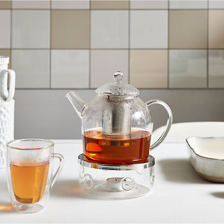 Szklany dzbanek do herbaty z zaparzaczem /Minuet Santhee/ 0.5l/ Bredemeijer