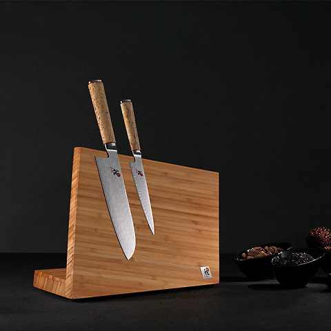 Blok do noży, magnetyczny, bambusowy, Miyabi