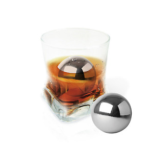 Stalowa kula do schładzania whisky lub kawy/ Chill Steel Ball/ Vin Bouquet