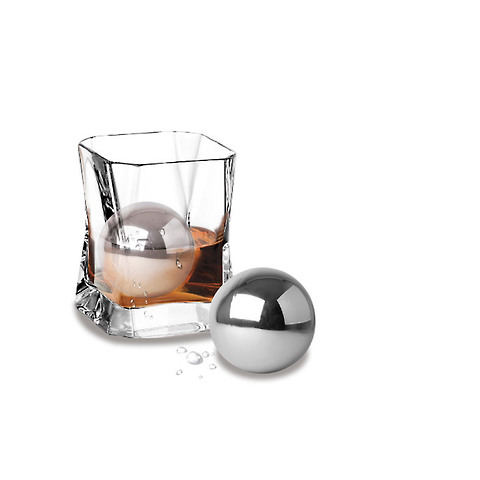 Stalowa kula do schładzania whisky lub kawy, Chill Steel Ball, Vin Bouquet