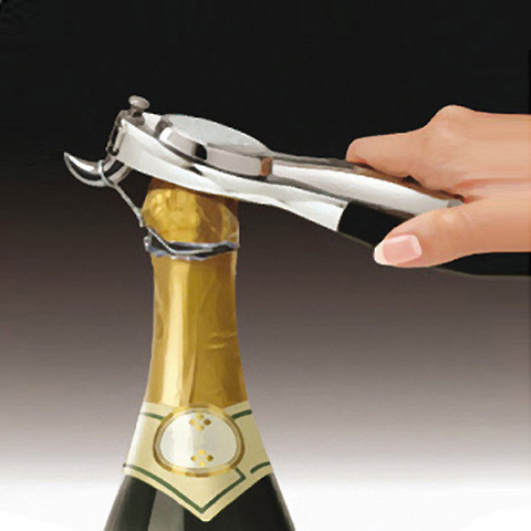 Stalowy korkociąg do szampana/ Vin Bouquet