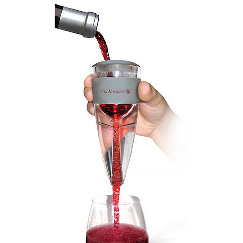 Aerator/ napowietrzacz do wina z podstawką i pokrowcem, Vin Bouquet
