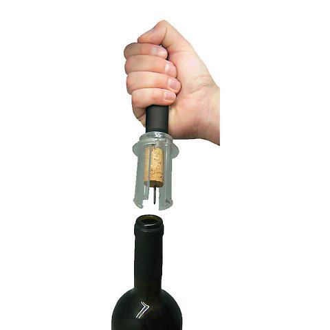 Zestaw do wina/ korkociąg ciśnieniowy/ korek próżniowy i obcinacz do folii/ Vin Bouquet 