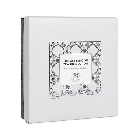 Zestaw 4 Herbat ze srebrnym zaparzaczem/ Afternoon Tea Collection/ Whittard
